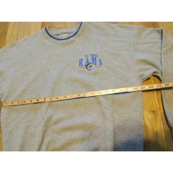 Vintage St Louis Rams Sweater Legends Athletic Men's Medium - Picture 4 of 11